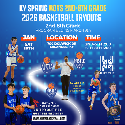 Hustle Basketball Spring AAU Tryouts